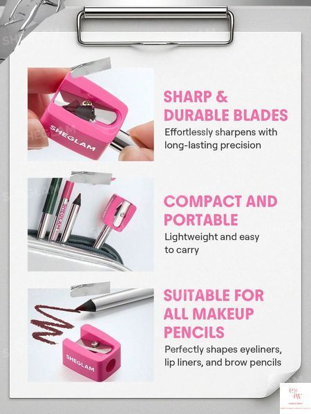 Точилка для гелевых карандашей Sheglam Boldline Gel Liner Sharpener 5832 фото