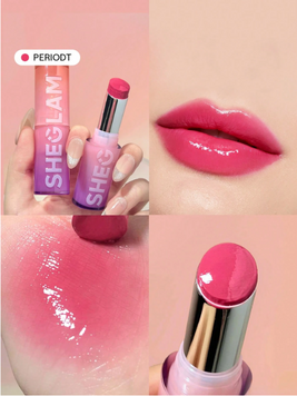 Глянцева помада-бальзам SHEGLAM Mirror Kiss High-Shine Lipstick - Periodt 6136 фото