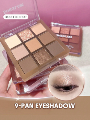Палетка теней SHEGLAM Coffee Shop 9-Pan &ndash; кофейная классика макияжа 5580 фото