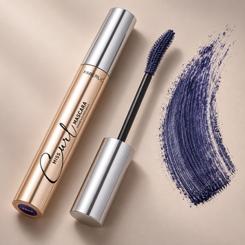 Туш для вій Faberlic Miss Curl Mascara тон чорничний/ blueberry black 55619 фото