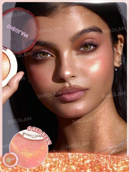 Хайлайтер-рум'яна SHEGLAM Glowchi Bouncy - Red Bean 5996 фото