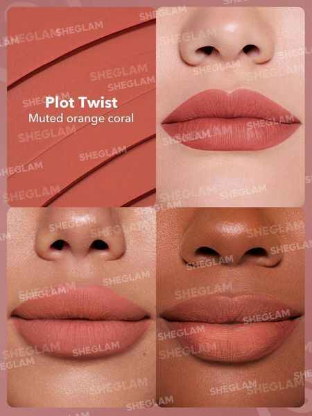 Матова помада SHEGLAM Dynamatte Boom Long Lasting Matte Lipstick - Plot Twist 5660 фото