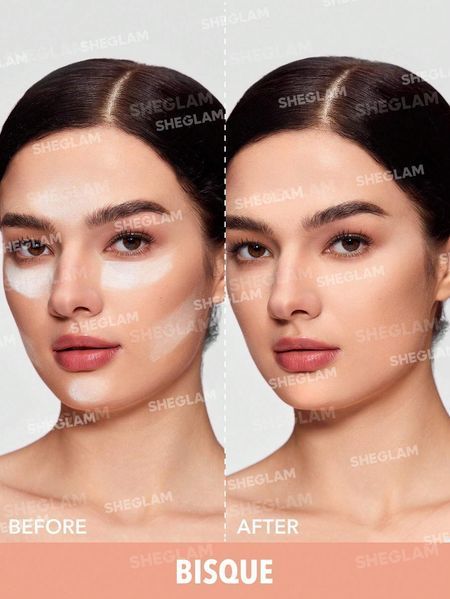Двойная пудра для лица и зоны под глазами SHEGLAM Insta-Ready Setting Powder Duo &mdash; Bisque 5978 фото