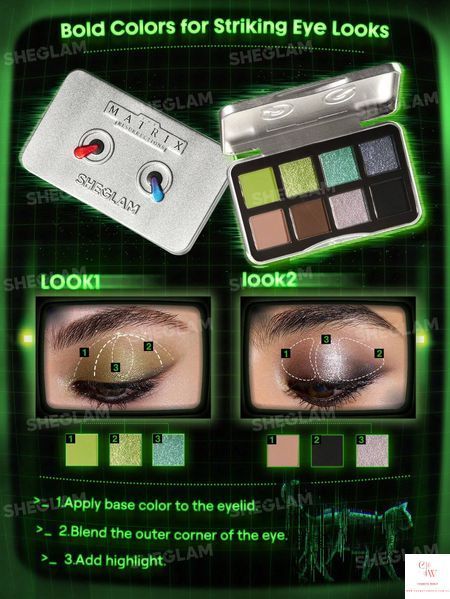 Палетка тіней для повік The Matrix Resurrections SHEGLAM Prophecy Palette 6174 фото