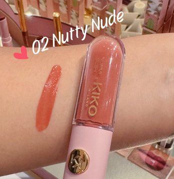Стійка рідка помада та блиск KIKO MILANO Threads of Time Unlimited Double Touch LE - 02 Nutty Nude 000281-02 фото