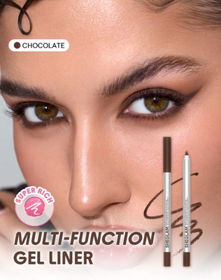 Водостійкий гелевий олівець для очей SHEGLAM Boldline Longwear Multi-Function Gel Liner &mdash; Chocolate 5835 фото
