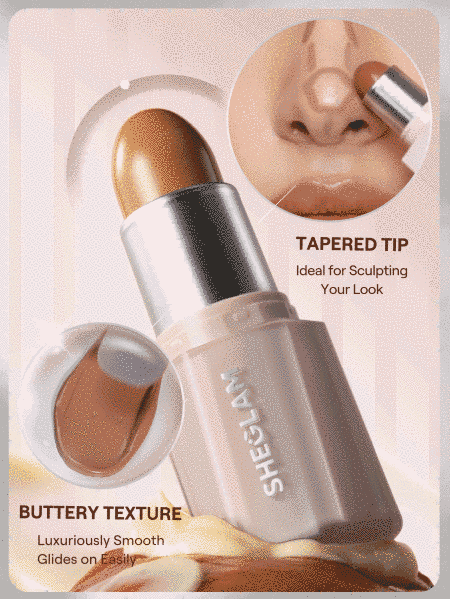 Скульптуруючий стік-бронзер SHEGLAM Buttery Buff Contour & Bronzer Stick &mdash; Tawny Amber 5800 фото