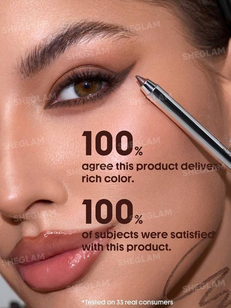Водостійкий гелевий олівець для очей SHEGLAM Boldline Longwear Multi-Function Gel Liner &mdash; Chocolate 5835 фото