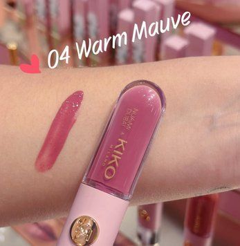 Стійка рідка помада та блиск KIKO MILANO Threads of Time Unlimited Double Touch LE - 04 Warm Mauve 000281-04 фото