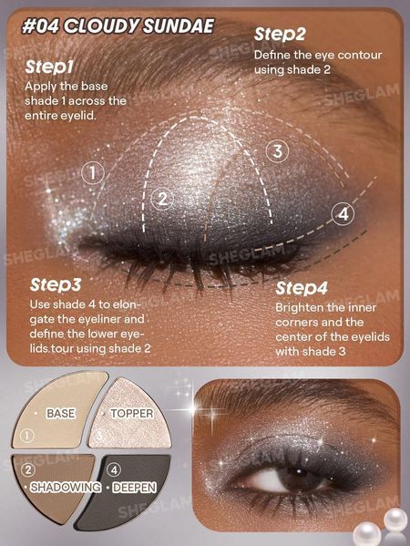 Тени для век Sheglam Daydreamer Mini Palette - Cloudy Sundae 6080 фото