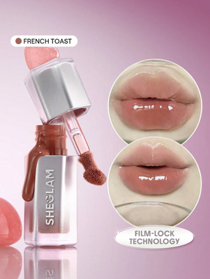 Блеск для губ SHEGLAM Glass Lock Air Gloss тон French Toast 5605 фото