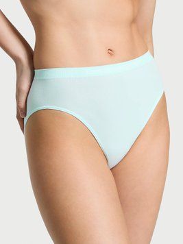 Трусики Victoria's Secret Seamless High-Leg Brief Panty розмір XXL Tradewinds Blue 0000125 фото