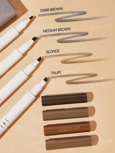 Маркер для брів Sheglam Feather Better Liquid Eyebrow Pencil &mdash; Medium Brown 5971 фото