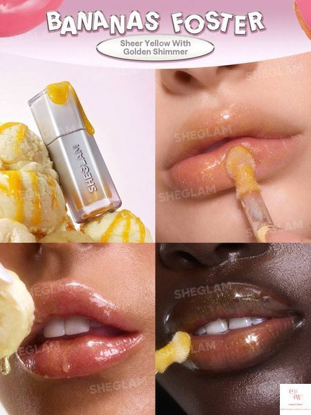 Блиск для губ SHEGLAM Glass Lock Air Gloss - Bananas Foster 6037 фото
