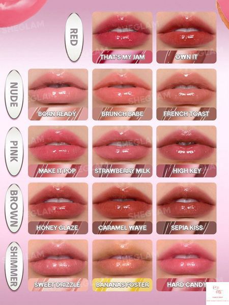Блиск для губ SHEGLAM Glass Lock Air Gloss &mdash; Sepia Kiss 5838 фото