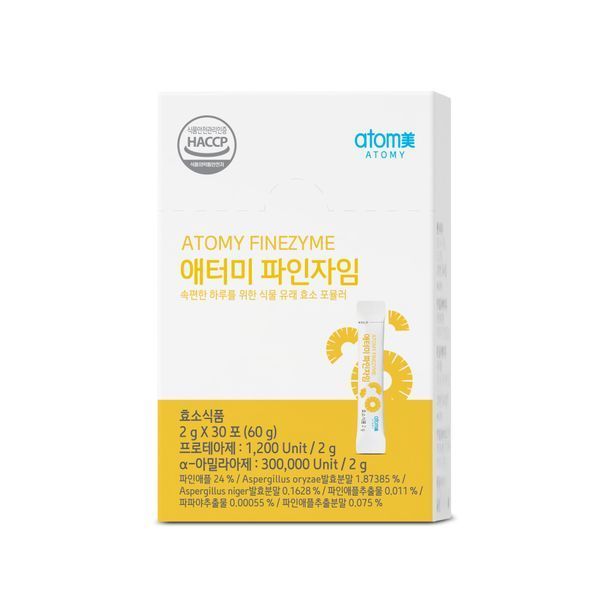 Finezyme Atomy Экстракт Ананаса для улучшения пищеварения 30 стиков 000129 фото