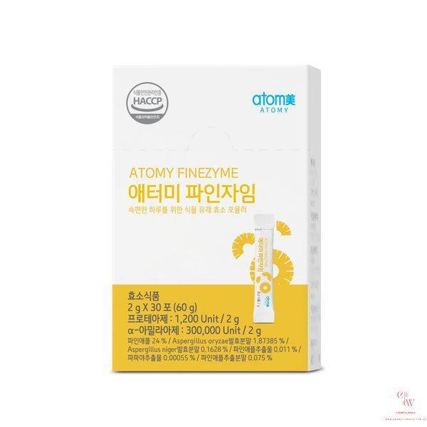 Finezyme Atomy Экстракт Ананаса для улучшения пищеварения 30 стиков 000129 фото