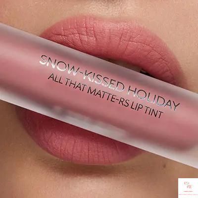 Матовий тинт для губ KIKO MILANO Snow-Kissed Holiday All That Matte-rs Lip Tint тон 01 Rose Retreat 000152-01 фото