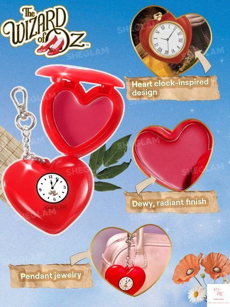 Рум'яна з вологим фінішем The Wizard of Oz SHEGLAM Heart Clock Dewy Blush 6180 фото