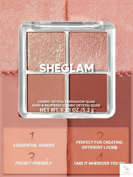Палетка теней для век SHEGLAM Cosmic Crystal Eyeshadow Quad - Spellbound 6181 фото