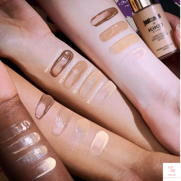 Хайлайтер-сыворотка и жидкий бронзер с SPF 30 Just Cavalli KIKO Milano Lumicanvas Skin Enhancer - 01 Wild Primer 000283-01 фото