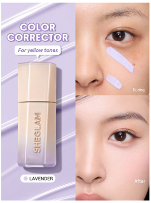 Жидкий консилер для лица Sheglam Hideaway Full-Coverage Concealer - Lavender 6066 фото
