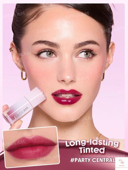 Глянцевый тинт для губ SHEGLAM Glazed & Locked Glossy Lip Tint - 418 Party Central 6302-418 фото