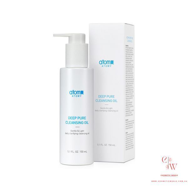Гидрофильное масло для умывания Deep Pure Cleansing Oil Atomy 150 мл 000482 фото