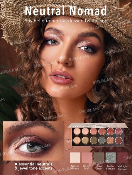 Палетка тіней SHEGLAM Marrakesh Obsessed Palette 5669 фото