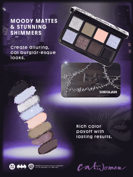 Тени для век SHEGLAM CATWOMAN Feline Fatale Palette 5610 фото