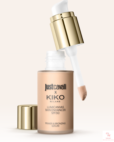 Хайлайтер-сироватка та рідкий бронзер з SPF 30 Just Cavalli KIKO Milano Lumicanvas Skin Enhancer - 02 Morning Glow 000283-02 фото
