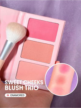 Палетка рум'ян SHEGLAM Sweet Cheeks Blush Trio - Enamored 6106 фото