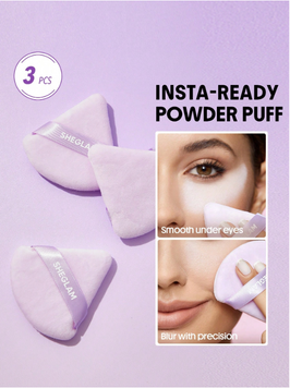 Набір спонжів для пудри SHEGLAM Insta-Ready Powder Puff - Mauve Purple 00007 фото