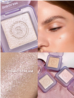 Дуохромный хайлайтер для лица Sheglam Moonside Highlighter - Cosmic Stream 6088 фото
