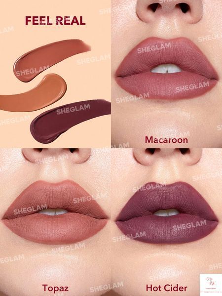 Набор помад SHEGLAM Matte Allure Mini Liquid Lipstick Set - Feel Real 5844 фото