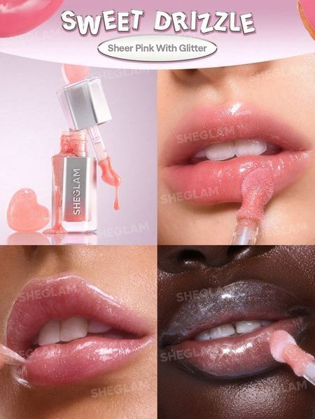 Блеск для губ SHEGLAM Glass Lock Air Gloss &mdash; Sweet Drizzle 5814 фото