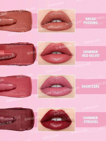 Помада-олівець SHEGLAM Just Kissed Lipstick Crayon - Bread Pudding 5676 фото
