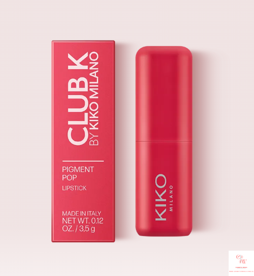 Кремовая помада для губ KIKO Milano Club K Pigment Pop Lipstick - 28 RAVE REVIEWS - зелено-бирюзовая 000110-28 фото