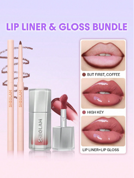 Набір для губ SHEGLAM So Glassy Bundle Set (But first, Coffee / High Key) 6149 фото