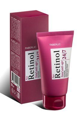 Нічний омолоджувальний крем для обличчя Faberlic Retinol 24/7 &mdash; Глибоке відновлення 12156 фото