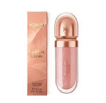 Блеск для губ Golden Oasis 3D hydra lip gloss Kiko Milano 000018 фото