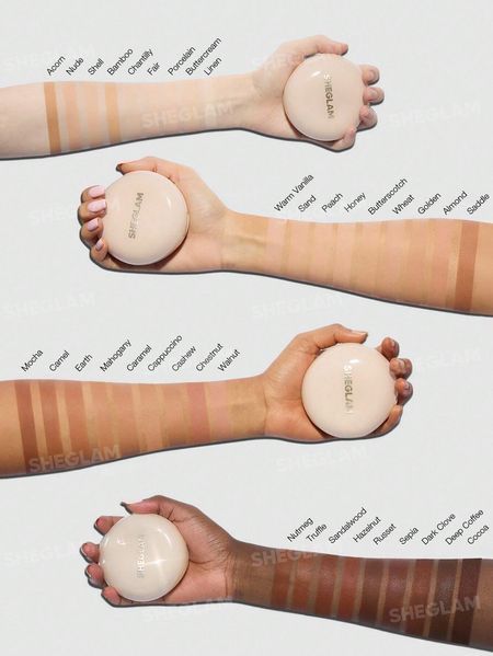 Кушон стойкий Sheglam Lock & Go Long-Lasting Cushion Foundation тон Nude 5552 фото