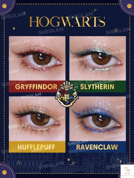 Набор глиттерных подводок для глаз SHEGLAM Harry Potter Houses Of Hogwarts Glitter Liner Set 6233 фото