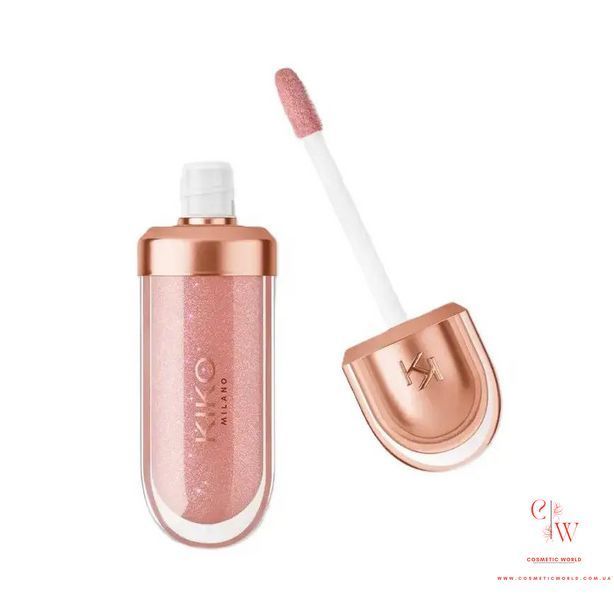 Блеск для губ Golden Oasis 3D hydra lip gloss Kiko Milano 000018 фото