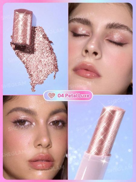Кремові тіні-стік Sheglam Crystal Jelly Glaze Stick &mdash; Petal Luxe 5932 фото