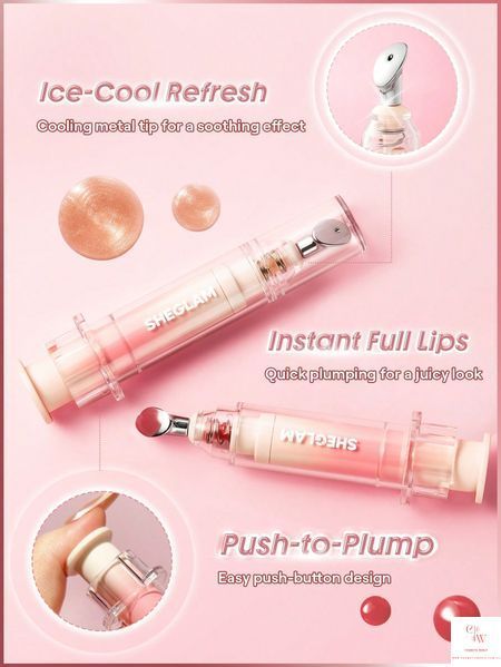 Блеск-плампер для губ SHEGLAM Booster Shine Plumping Lip Gloss - Pink Flamingo 5678 фото