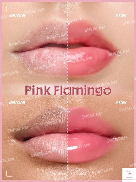Блеск-плампер для губ SHEGLAM Booster Shine Plumping Lip Gloss - Pink Flamingo 5678 фото