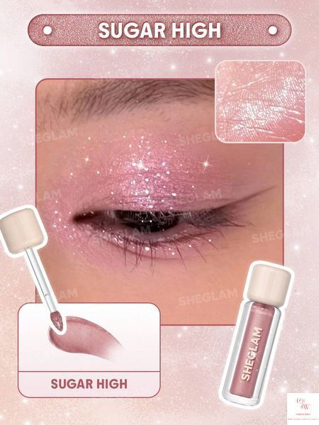 Жидкие тени для век Sheglam Airglow Eye Tint - Sugar High 6091 фото