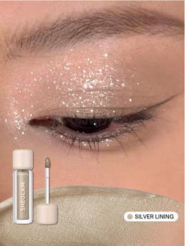 Рідкі сяючі тіні для повік Sheglam Airglow Eye Tint - Silver Lining 6092 фото