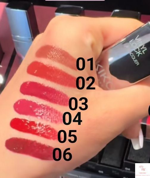 Виниловая жидкая помада Kiko Milano Vinyl Lock Lip Lacquer тон 01 Rebel Russett 000158-01 фото